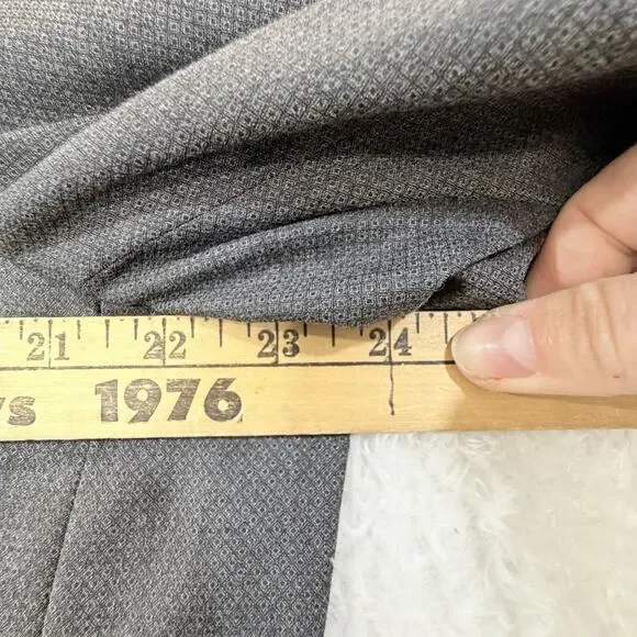 Robert Graham Gray Blazer Jacket 46 Classic Muted Geometric Abstract Sports Coat